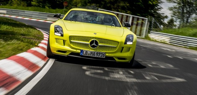 Mercedes-Benz SLS AMG Electric Drive na Nordschleife
