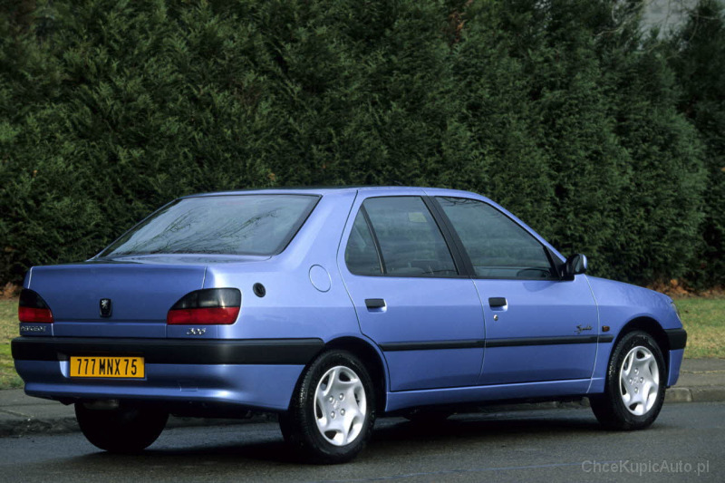 Peugeot 306 1.4 75 KM 1996 sedan skrzynia ręczna napęd