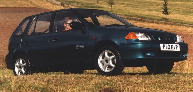 Subaru Justy 1.3 68 KM 1997 hatchback 5dr skrzynia ręczna
